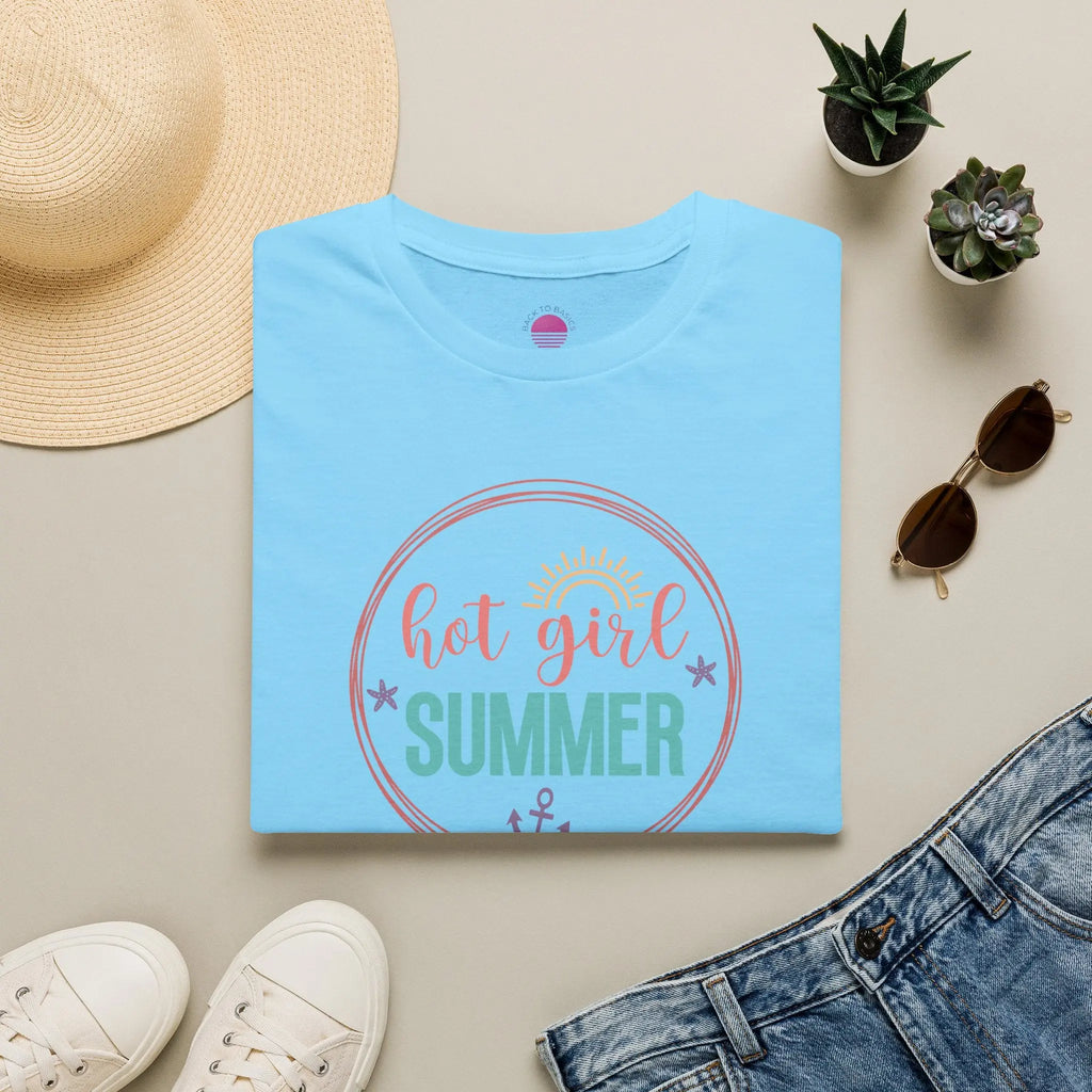 Hot Girl Summer Beachy Sun T-Shirt Printify