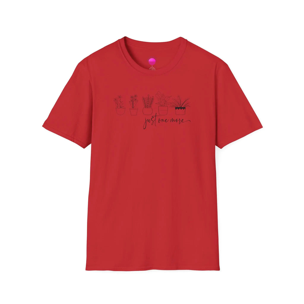 Plant Lover T‑Shirt — “Just One More” Potted Succulent Tee Printify