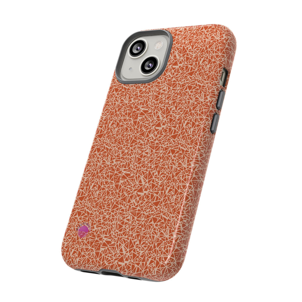 Micro-design phone cases orange