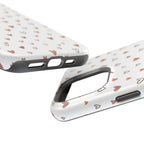 Heart Doodle Shockproof Phone Case — Cute Neutral Tiny Hearts Design Printify