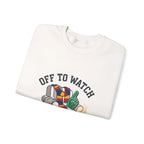Off to Watch Crewneck Sweatshirt | Soccer Watch Party, Match-Day Outfit Printify