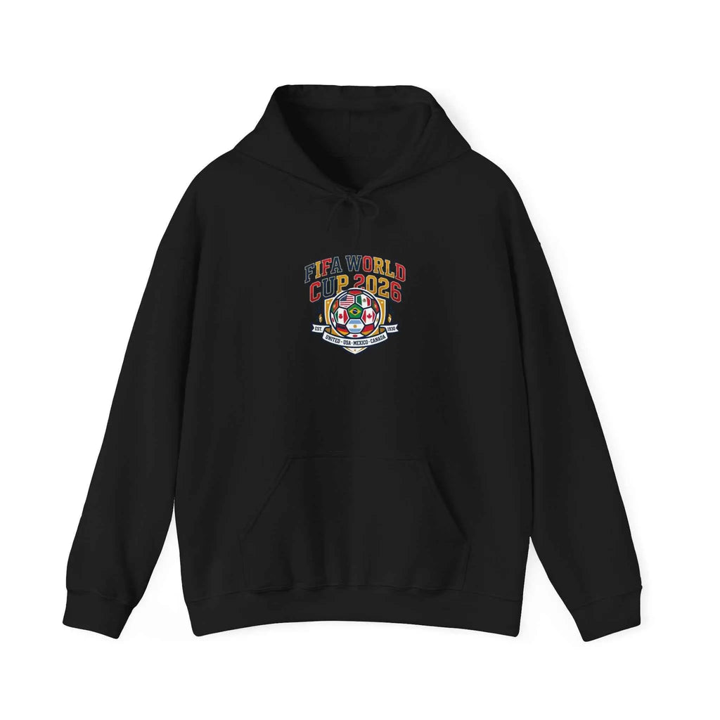 World Cup Patch Hoodie | soccer watch party, match-day outfit Printify