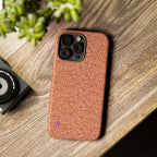 Micro-design phone cases orange