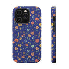 Floral All-Over Seasonal Print Phone Case — Magnetic Impact-Resistant