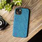 All over print iphone cases aqua blue