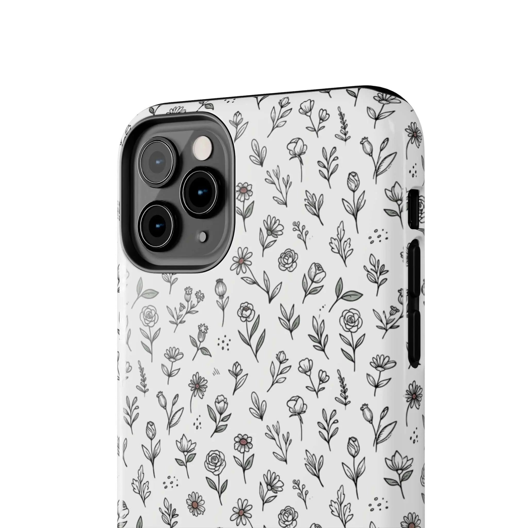 Floral Summer Vibe Phone Case — Tough Protective Floral All-Over Print Printify