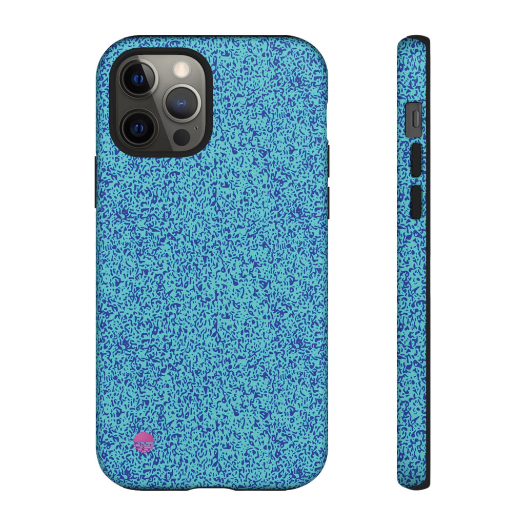 All over print iphone cases aqua blue