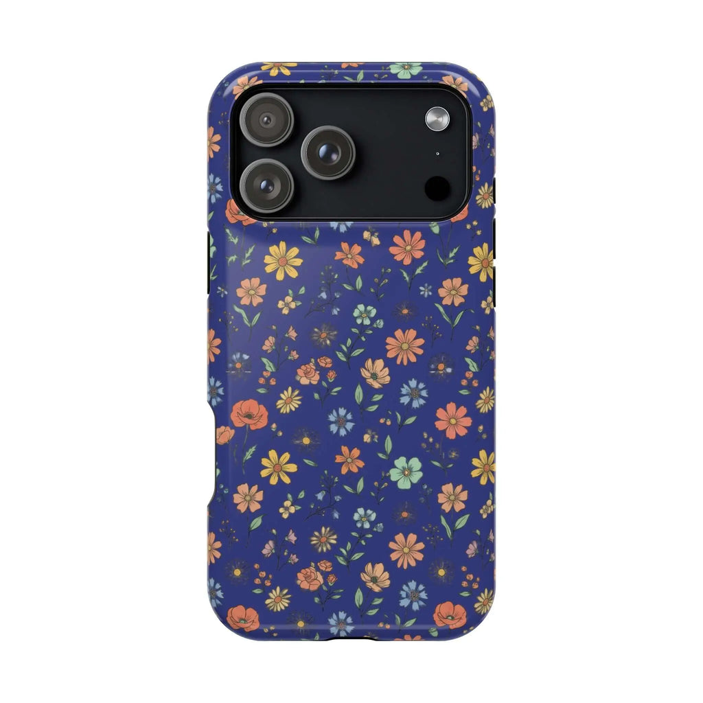 Floral All-Over Seasonal Print Phone Case — Magnetic Impact-Resistant Printify