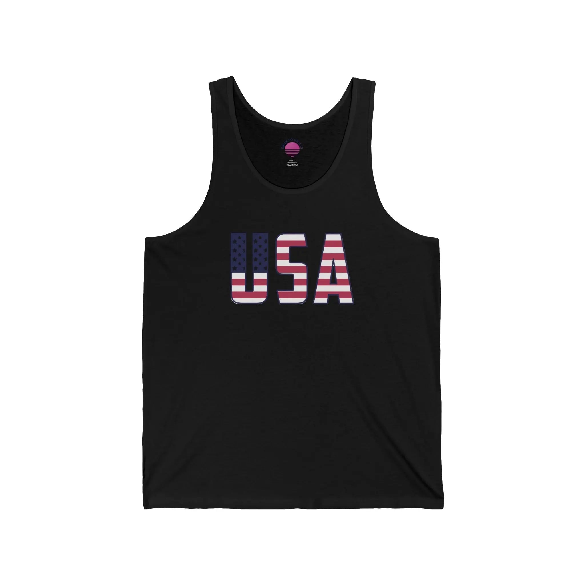 American Flag Tank Top — USA Patriotic 4th of July Graphic Tank Printify