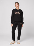 Cozy Season Crewneck and Sweatpants (embroidered) Bundle!