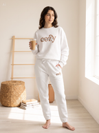 Cozy Season Crewneck and Sweatpants (embroidered) Bundle!