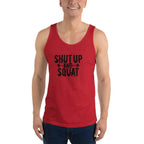 Men’s Motivational Tank Top – “Confidence” Fitness Gym Shirt - Back To Basics