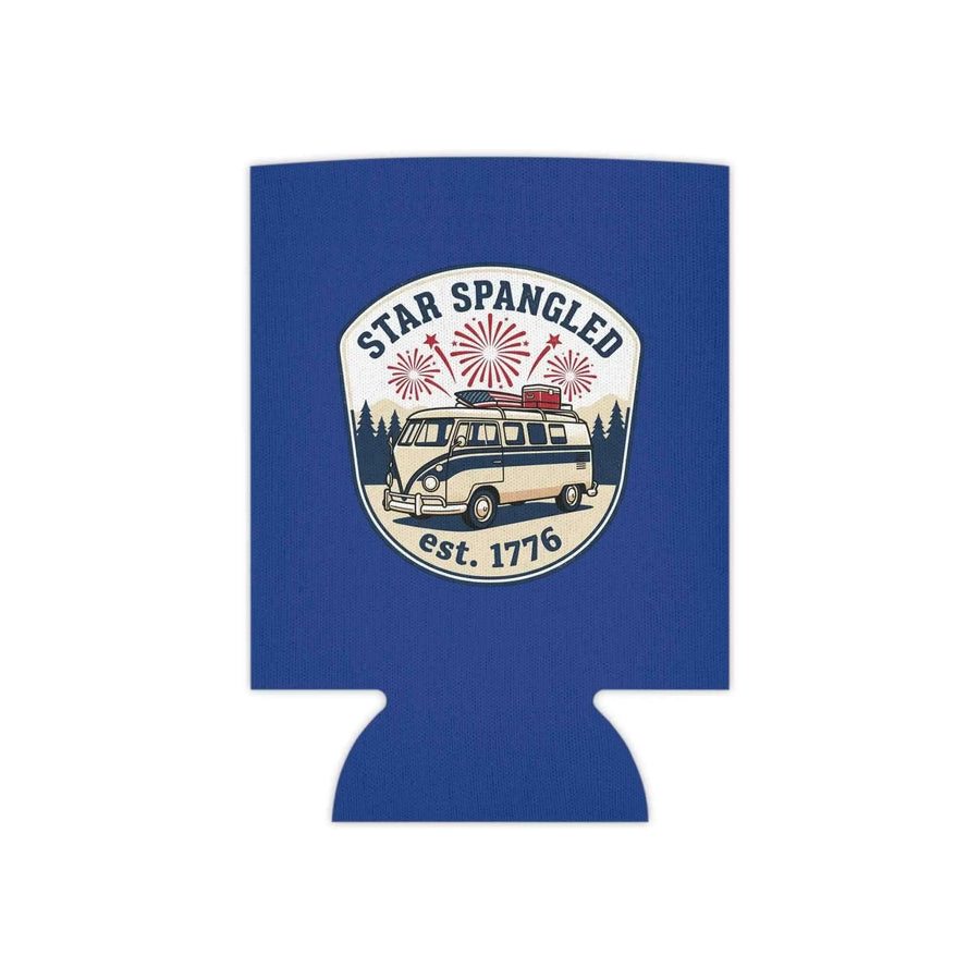 Star Spangled Van Can koozie— Patriotic 1776 RV Beer Cooler