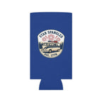 Star-Spangled Van Can Koozie – Patriotic 1776 RV Beer Cooler Printify