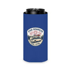 Star Spangled Van Can koozie— Patriotic 1776 RV Beer Cooler Printify
