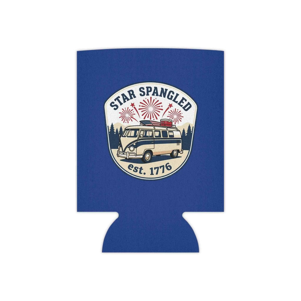 Star Spangled Van Can koozie— Patriotic 1776 RV Beer Cooler