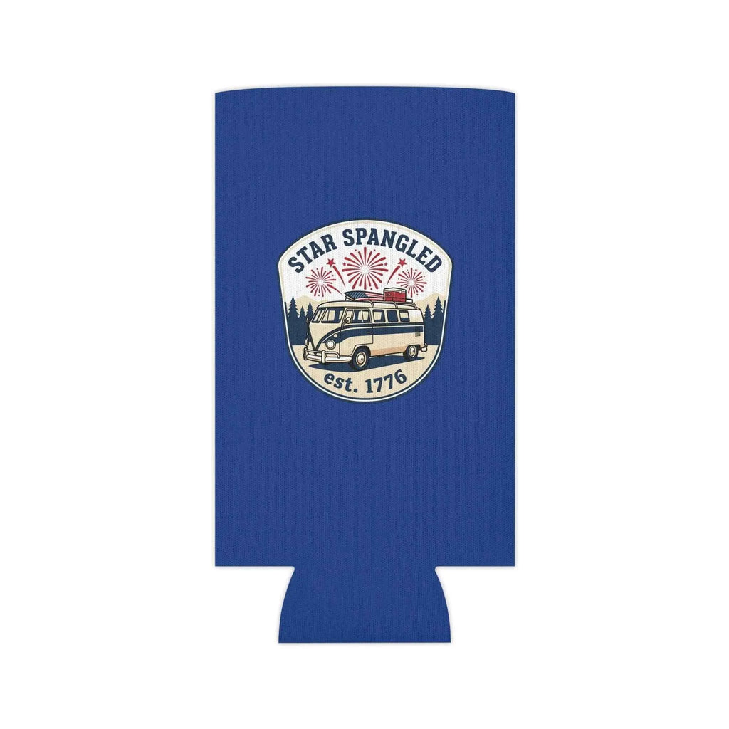Star Spangled Van Can koozie— Patriotic 1776 RV Beer Cooler